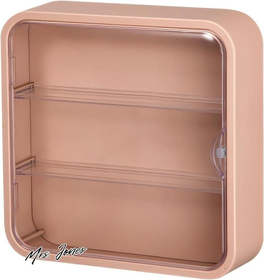 Mrs. Jones wandvitrine voor automodellen anime-figuren verzamelen 3 lagen hangend 30 x 8 x 30 cm magneetdeur helder aan de muur