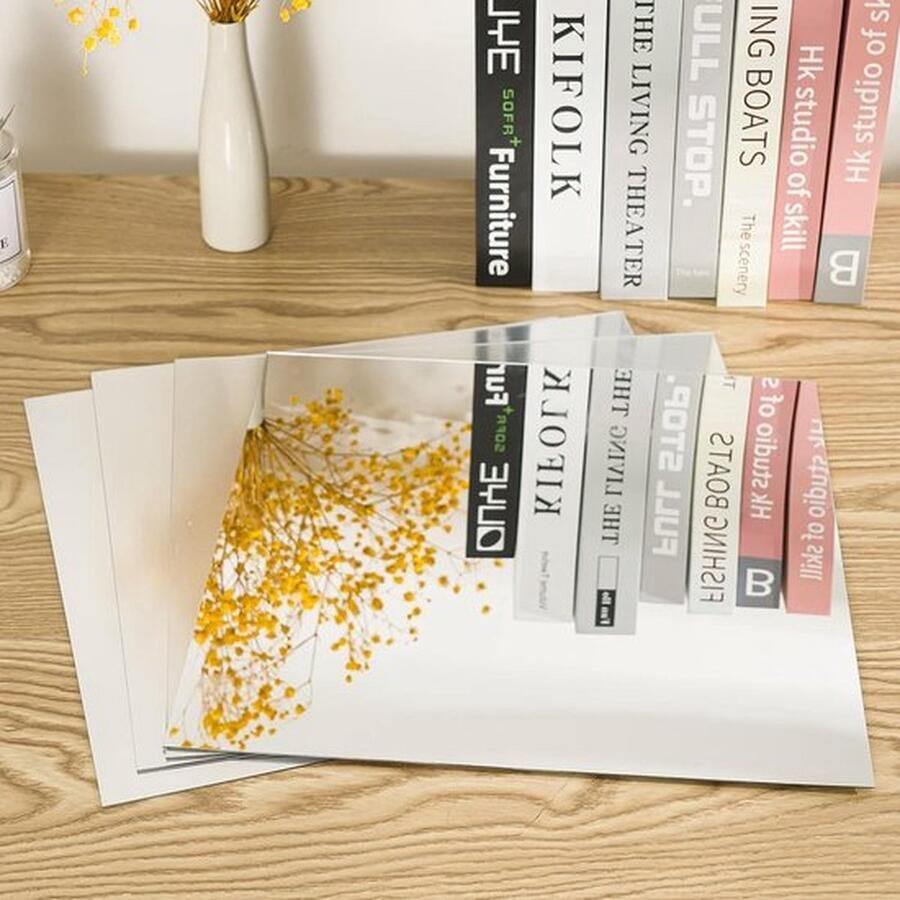 Mrs. Jones Zelfklevende Spiegels 8 stuks 20 x 20 cm Spiegels Kleine Zelfklevende Stickers Badkamer Onbreekbaar Deurspiegel voor Kast Wandtattoo