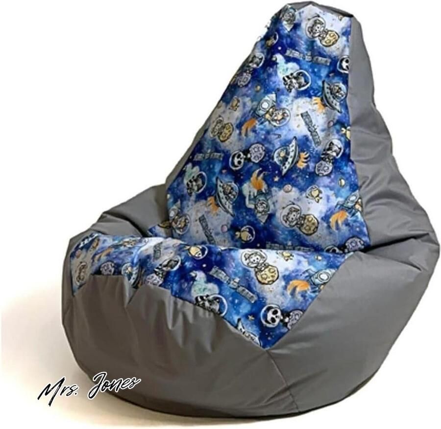 Mrs. Jones Zitzak grijs 105 x 80 cm peer comfortabel trendy interieur loungemeubel