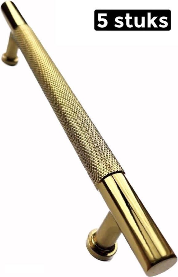 MSQDESIGN LUXE Handgrepen Goud (Glanzend) Handgreep Goud 192 mm -5 stuks- Handgrepen kast Meubelgrepen Keukengreep Goud Kastgrepen Handgrepen keukenkastjes Meubelgreep Handgrepen deurtjes handgreep keuken Deurgreep ladegreep -incl schroeven - Foto 3