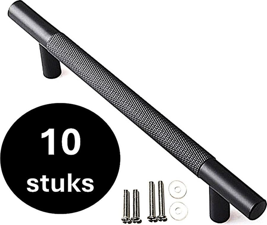 MSQDESIGN Handgrepen zwart Handgreep zwart 128 mm 10 stuks Handgrepen kast Meubelgrepen Keukengreep zwart Kastgrepen Handgrepen keukenkastjes Meubelgreep Handgrepen voor deurtjes handgreep keuken Deurgreep ladegreep incl schroeven - Foto 2