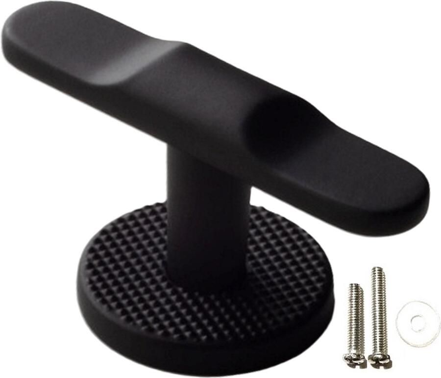 MSQDESIGN Luxe Kastknop zwart T (Metaal) Kastknoppen zwart Deurknopjes zwart voor kast T Deurknop zwart Deurknopjes zwart Handgreep Meubelknop zwart Meubelknoppen zwart Deurknopjes zwart Deurknoppen zwart Ladeknoppen voor deurtjes - Foto 2