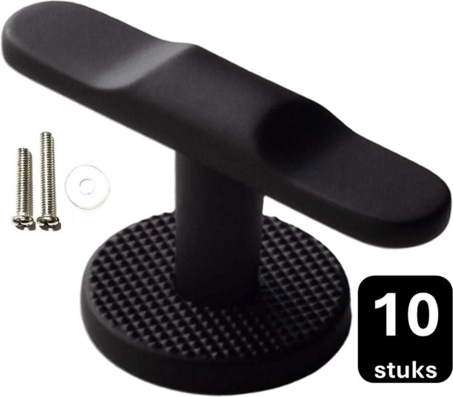 MSQDESIGN Kastknop zwart (Metaal) Kastknoppen zwart 20 stuks Deurknopjes zwart voor kast Deurknop zwart Deurknopjes zwart Handgreep zwart Meubelknop zwart Meubelknoppen zwart Deurknopjes zwart Deurknoppen zwart Ladeknoppen voor deurtjes