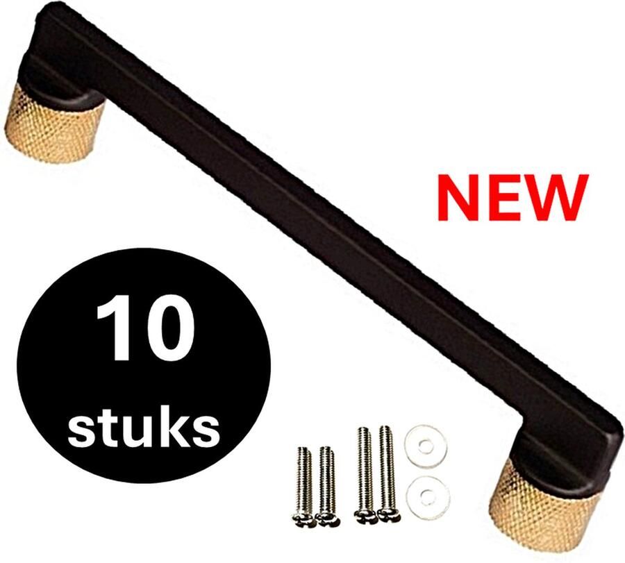 MSQDESIGN Handgrepen Goud Handgreep Goud 128 mm 10 stuks Handgrepen kast Meubelgrepen Keukengreep Goud Kastgrepen Handgrepen keukenkastjes Meubelgreep Handgrepen voor deurtjes handgreep keuken Deurgreep ladegreep inclusief schroeven