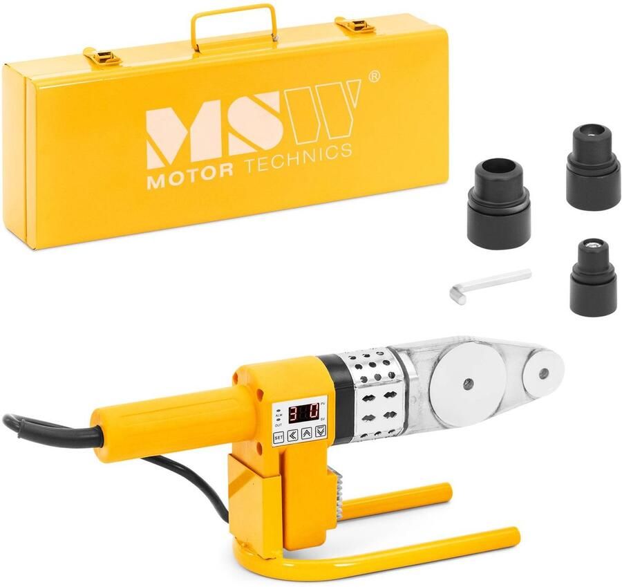 MSW Buis lasmachine 800 W 20 tot 32 mm tot 300 °C digitaal display