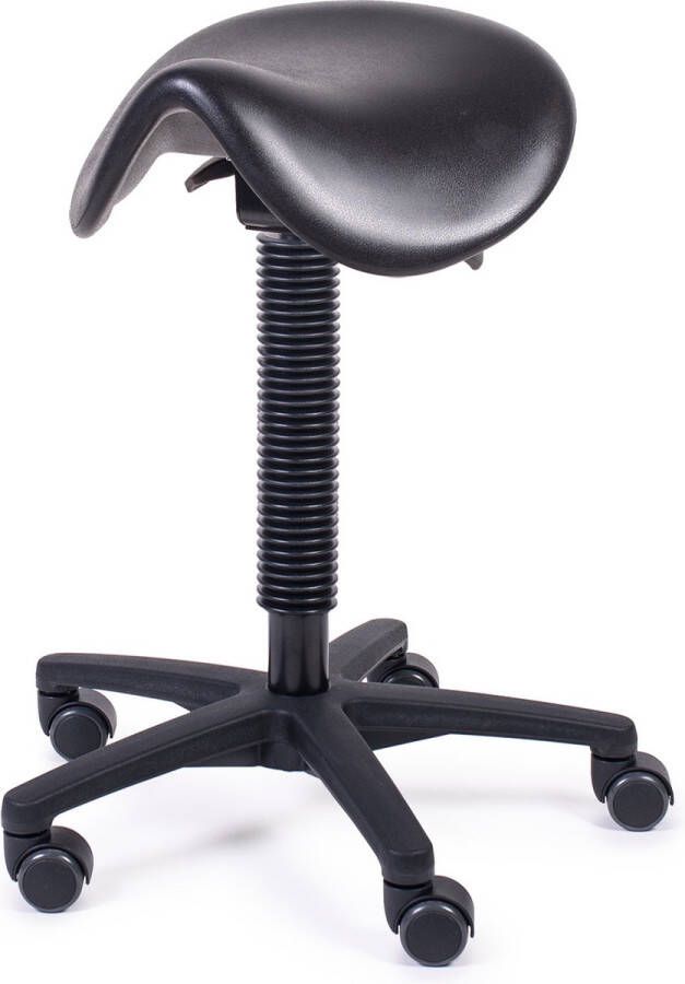 MTM STOELEN Zadelkruk HERTHA 200-N PUR zitting voor eenvoudig reinigen zithoogte 50 70 cm werkkruk voor laboratoria en industrie