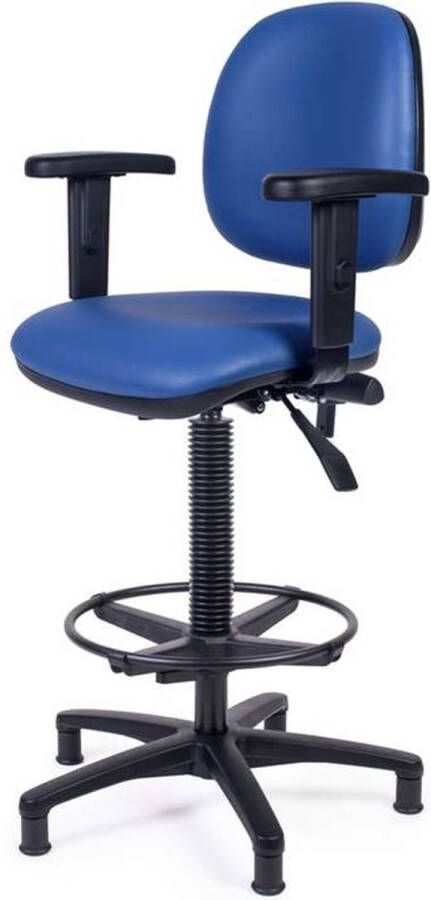 MTM JongHagen MTM blauwe verstelbare Stoel BJORT 260-NA zithoogte: 62 87 cm