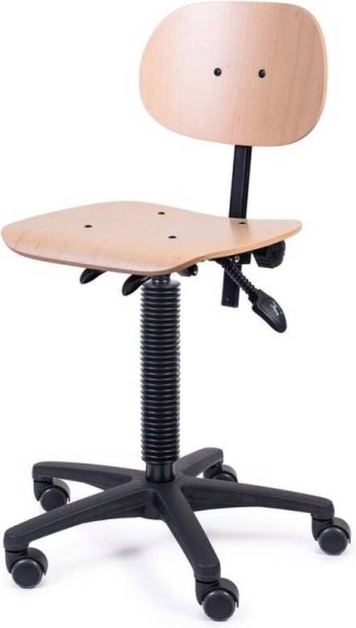 MTM JongHagen MTM houten verstelbare Stoel NJORD 200-N zithoogte: 47 67 cm