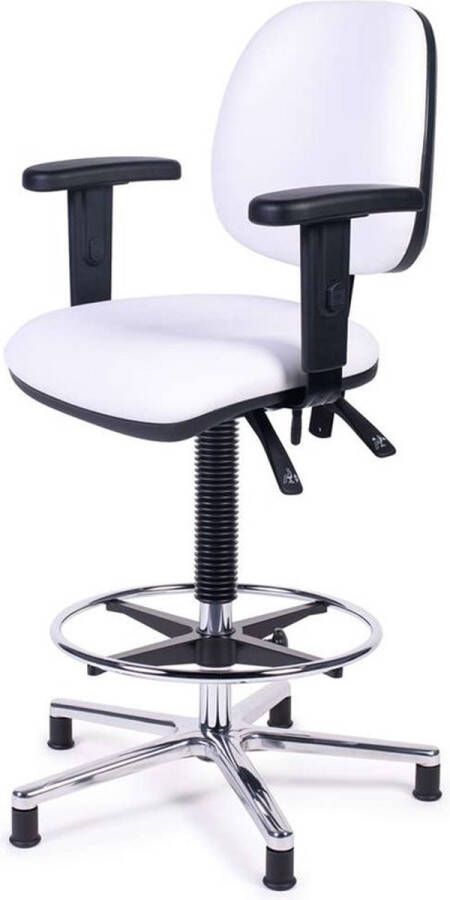 MTM JongHagen MTM witte verstelbare Stoel WULDOR 260-AA zithoogte: 61 86 cm