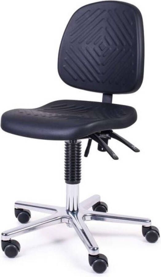 Jonghagen.nl MTM zwarte Stoel WODAN 160-A zithoogte: 42 58 cm