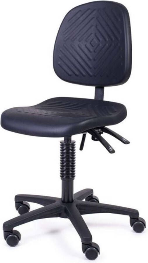 Jonghagen.nl MTM zwarte Stoel WODAN 160-N zithoogte: 43 59 cm