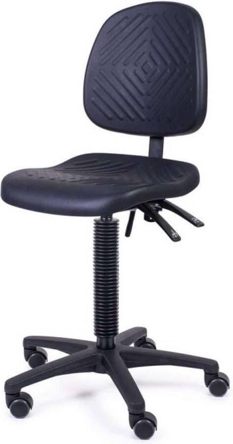 Jonghagen.nl MTM zwarte Stoel WODAN 200-N zithoogte: 48 68 cm