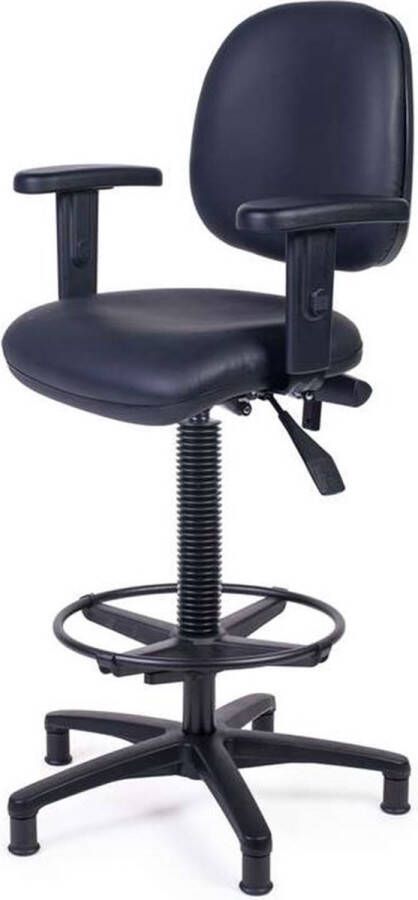 MTM JongHagen MTM zwarte verstelbare Stoel BRIAN 260-NA zithoogte: 62 87 cm