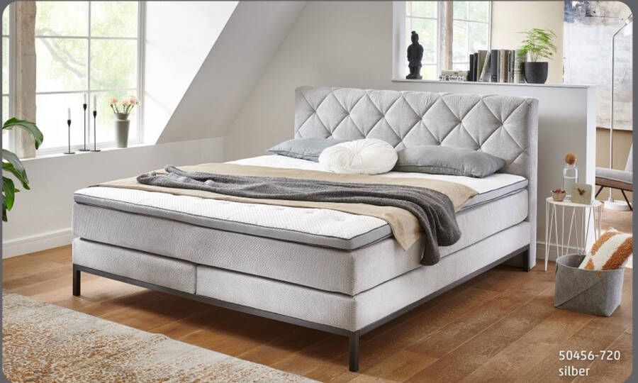 Mube Boxspring BX2180 Rockaway Boxspring Set Antraciet 180X200cm
