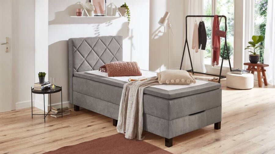 Mube Boxspring BX2280 Polsterbett Boxspring Set Zwart 120X200cm