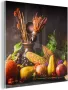 MuchoWow Glasschilderij 20x20 cm Schilderij acrylglas Groente Fruit Rustiek Tafel Foto op glas Schilderijen - Thumbnail 2