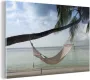 MuchoWow Glasschilderij 120x80 cm Schilderij acrylglas Palmboom Hangmat Strand Foto op glas Schilderijen - Thumbnail 2
