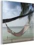 MuchoWow Glasschilderij 50x50 cm Schilderij acrylglas Palmboom Hangmat Strand Foto op glas Schilderijen - Thumbnail 3