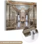 MuchoWow Glasschilderij 120x90 cm Schilderij acrylglas Villa met een marmeren vloer en een kroonluchter Foto op glas Schilderijen - Thumbnail 2