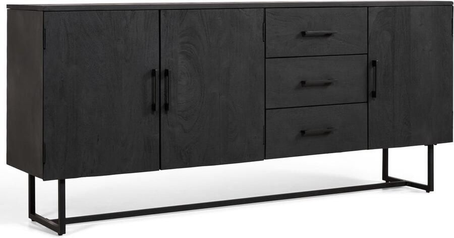 Collectables Dressoir Pristina 180x80x40cm zwart