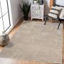 Muratap Everest Vloerkleed Modern 3D Boho Laagpolig Rechthoek Tapijt Woonkamer Beige- 120x160 CM - Thumbnail 1