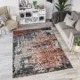 Muratap Everest Vloerkleed Modern Fashion Laagpolig Rond Tapijt Woonkamer Grijs- 160 CM ROND - Thumbnail 2