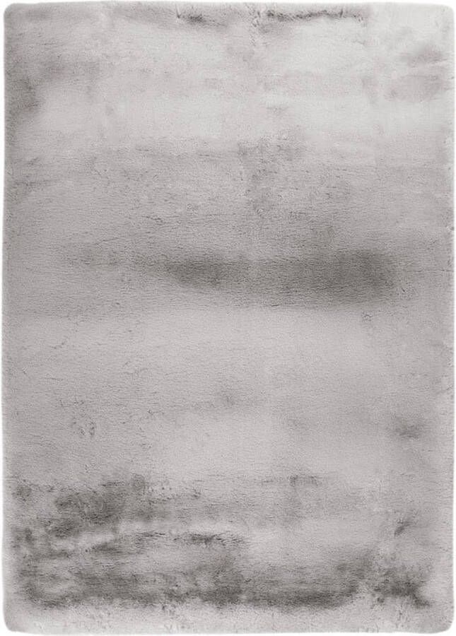 Muratap Tapijtenloods Luxury Premium Fluffy Vacht Vloerkleed Zilver Grijs 80x150 CM Superzacht Tapijt voor Woonkamer en Slaapkamer