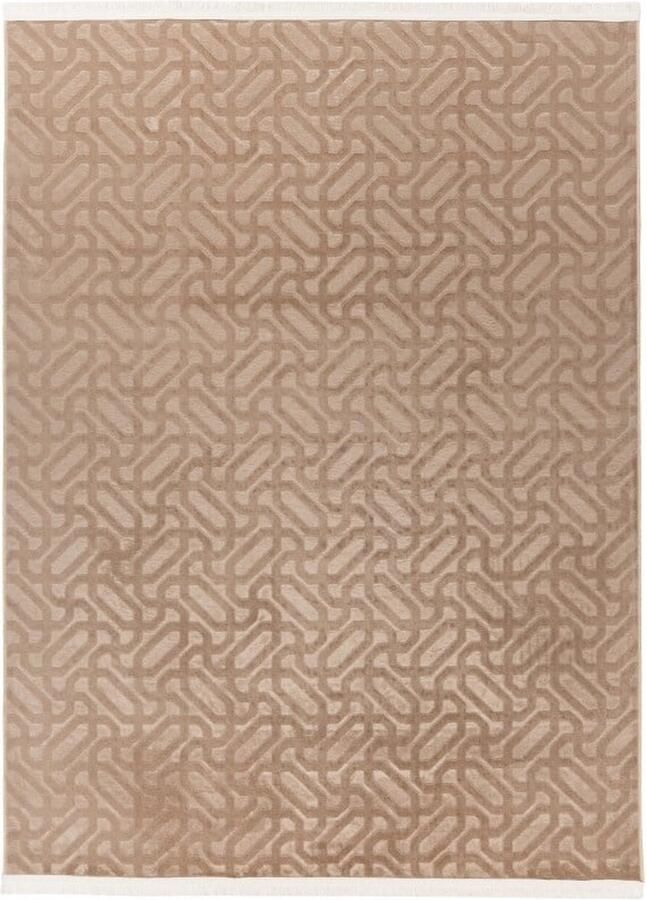 Muratap Basic Home Wasbaar Vloerkleed Effen Tapijt- Soft & Anti-slip Taupe- 80x140 CM