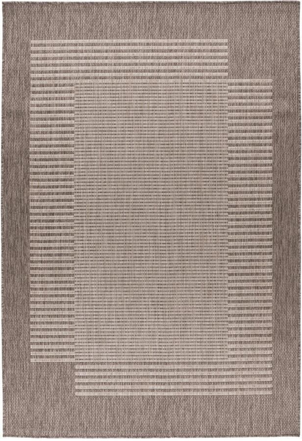 Muratap Casa Buitenkleed – Indoor & Outdoor Sisal-Look Vloerkleed Weerbestendig Tuin Balkonkleed Taupe- 200x290 CM