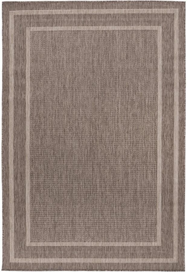 Muratap Casa Home Buitenkleed – Indoor & Outdoor Sisal-Look Vloerkleed Weerbestendig Tuin Balkonkleed Taupe- 160x230 CM