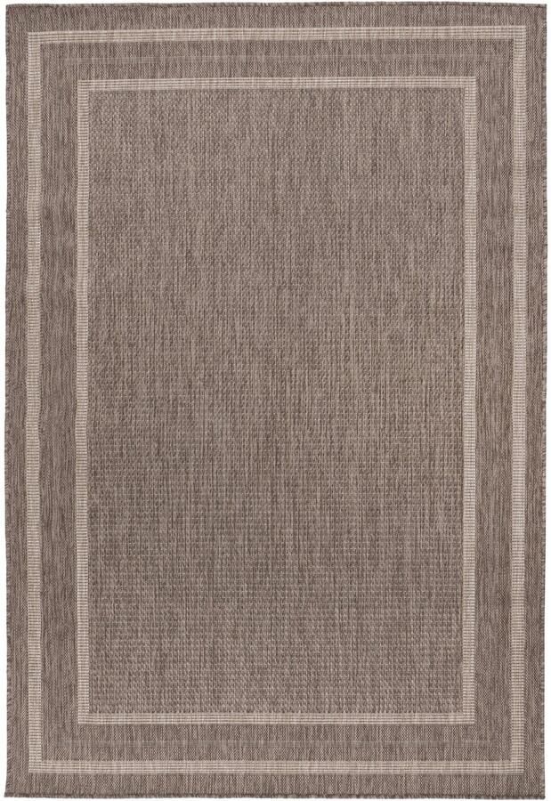 Muratap Casa Home Buitenkleed – Indoor & Outdoor Sisal-Look Vloerkleed Weerbestendig Tuin Balkonkleed Taupe- 120x170 CM