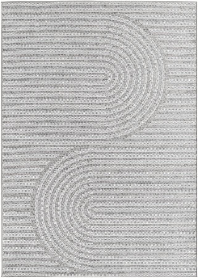 Muratap Desert Buitenkleed – Outdoor Vloerkleed Boho Look Weer- & UV-bestendig Grijs- 80x250 CM