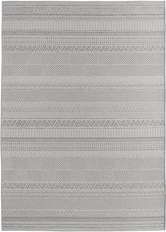 Muratap Desert Style Buitenkleed – Outdoor Vloerkleed Boho Look Weer- & UV-bestendig Grijs- 80x250 CM - Foto 2