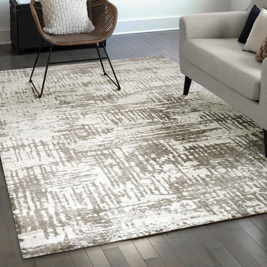 Muratap Fashion Relax Molde Laagpolig Vloerkleed Modern Luxe Beige- 120x160 CM