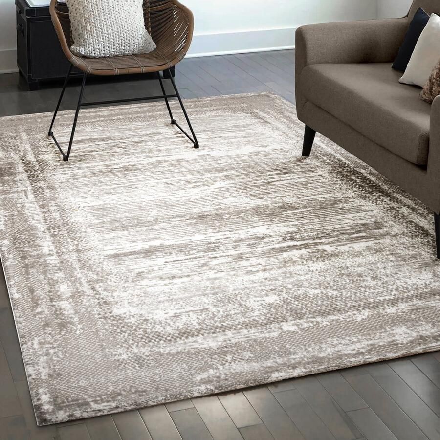 Muratap Fashion Relax Plus Laagpolig Vloerkleed Modern Luxe Beige- 160x220 CM