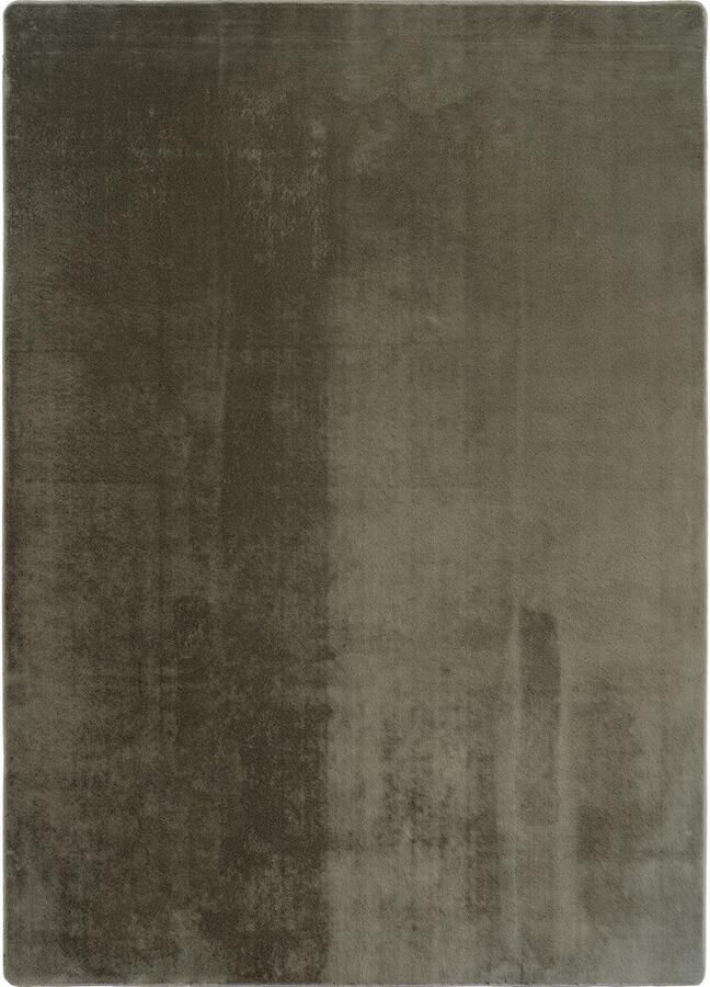 Muratap JOY Effen Soft Vloerkleed – 100% Polyester – Anti-Slip Groen- 80x250 CM