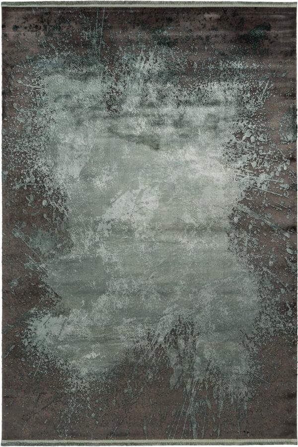 Muratap Luxury Picasso Art Elysee Vloerkleed Laagpolig Luxe Tapijt Soft Fluweel Groen- 160x230 CM