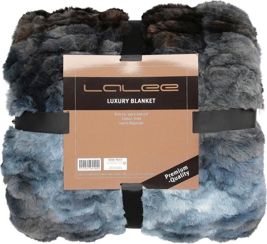 Muratap Luxury Vacht Plaid Grijs- 150x200 CM Superzachte Deken voor Bank of Bed