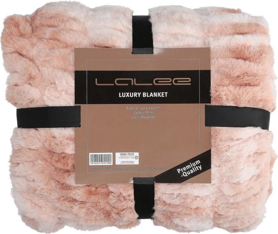 Muratap Luxury Vacht Plaid Roze- 150x200 CM Superzachte Deken voor Bank of Bed