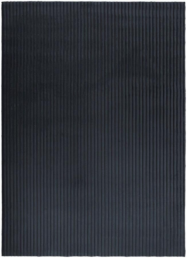 Muratap Plush Soft Fluffy Vloerkleed 3D Effect Hoogpolig 100% Polyester Super Soft Touch Antraciet- 80x150 CM