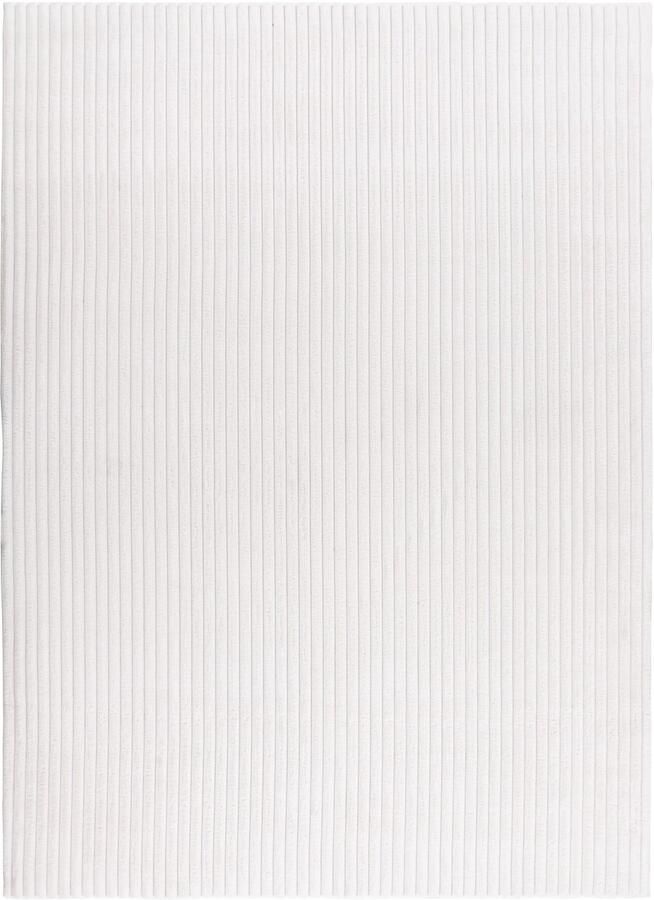 Muratap Plush Soft Fluffy Vloerkleed 3D Effect Hoogpolig 100% Polyester Super Soft Touch Creme- 80x150 CM