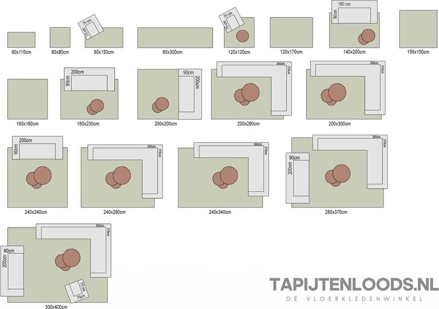 Muratap Skanda Home Outdoor Binnen en Buiten Vloerkleed Uni Design Terra Tapijt voor Tuin Terras Balkon- 240x340 CM - Foto 2