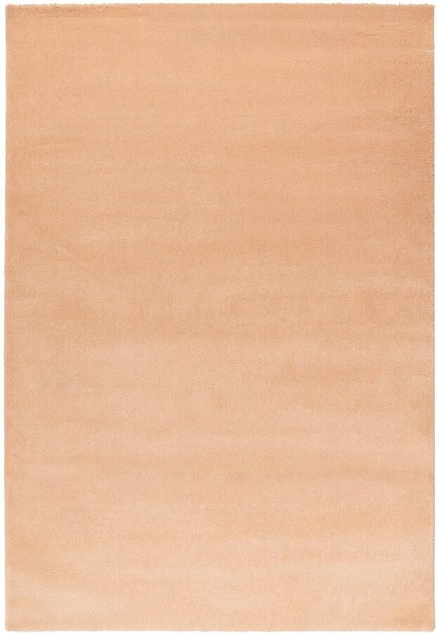 Muratap Softtouch Luxe Velvet Laagpolig Effen Vloerkleed Fluweel Perzik Oranje- 120x170 CM