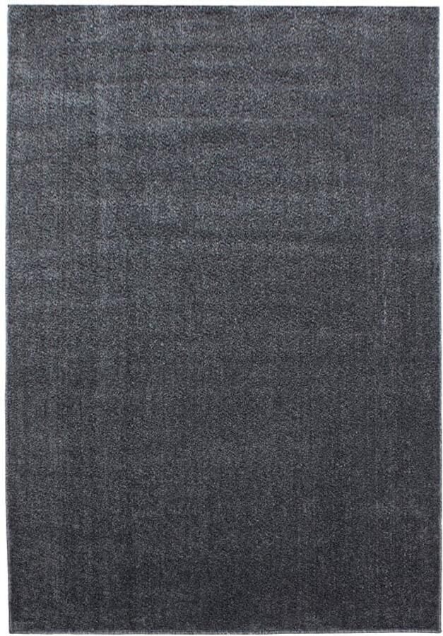 Muratap Tapijtenloods Basics Effen Vloerkleed Grijs Laagpolig- 80x150 CM