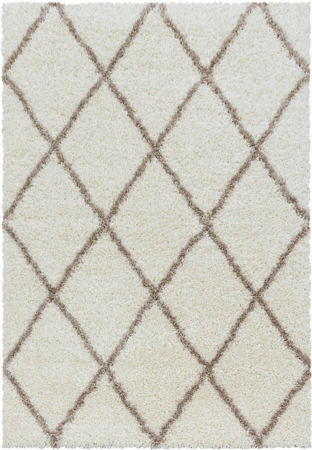 Muratap Tapijtenloods Harmony Soft Shaggy Hoogpolig Vloerkleed Creme- 160x230 CM