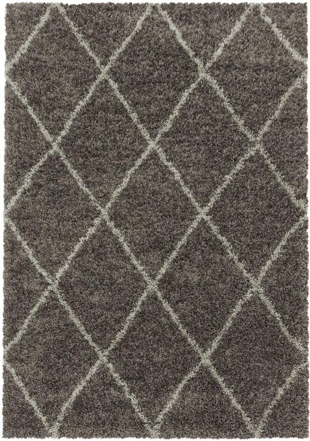 Muratap Tapijtenloods Harmony Soft Shaggy Hoogpolig Vloerkleed Taupe- 160x230 CM