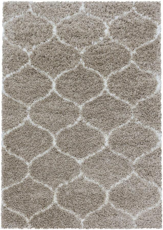 Muratap Tapijtenloods Opera Soft Shaggy Hoogpolig Vloerkleed Beige- 200x290 CM