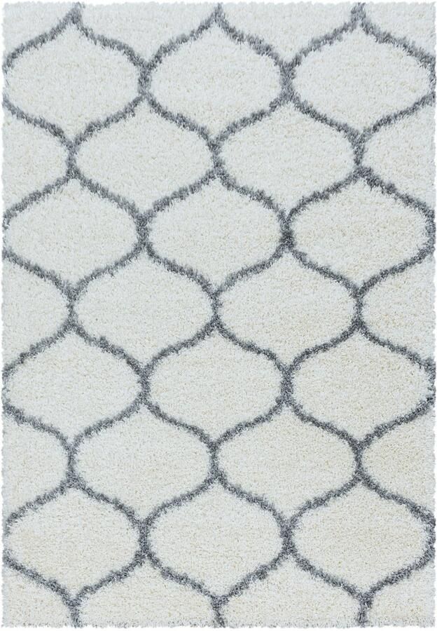 Muratap Tapijtenloods Opera Soft Shaggy Hoogpolig Vloerkleed Cream- 60x110 CM