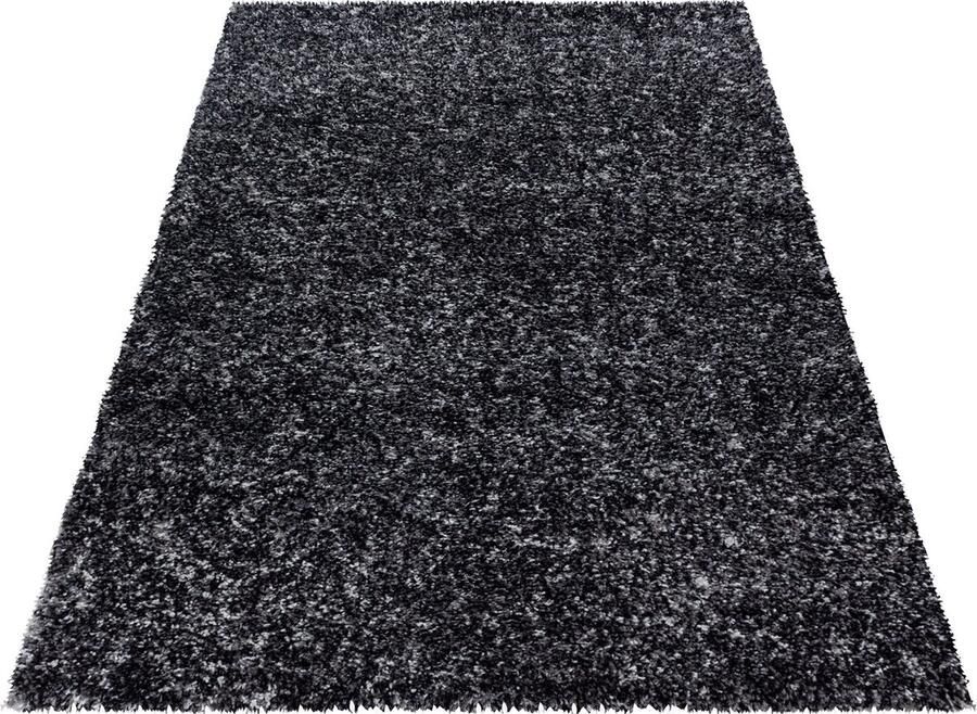 Muratap Tapijtenloods Rainbow Soft Shaggy Hoogpolig Vloerkleed Antraciet- 120x170 CM