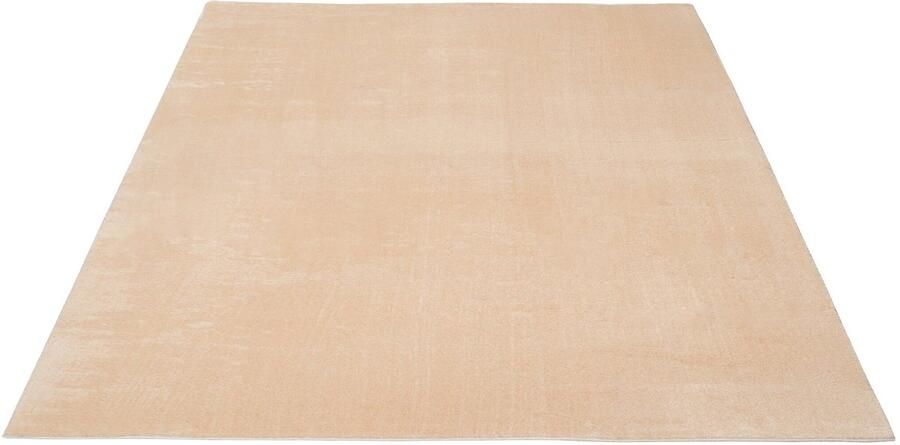 Muratap Tapijtenloods Samba Soft Fluffy Vloerkleed Laagpolig Donker Beige- 120 CM ROND